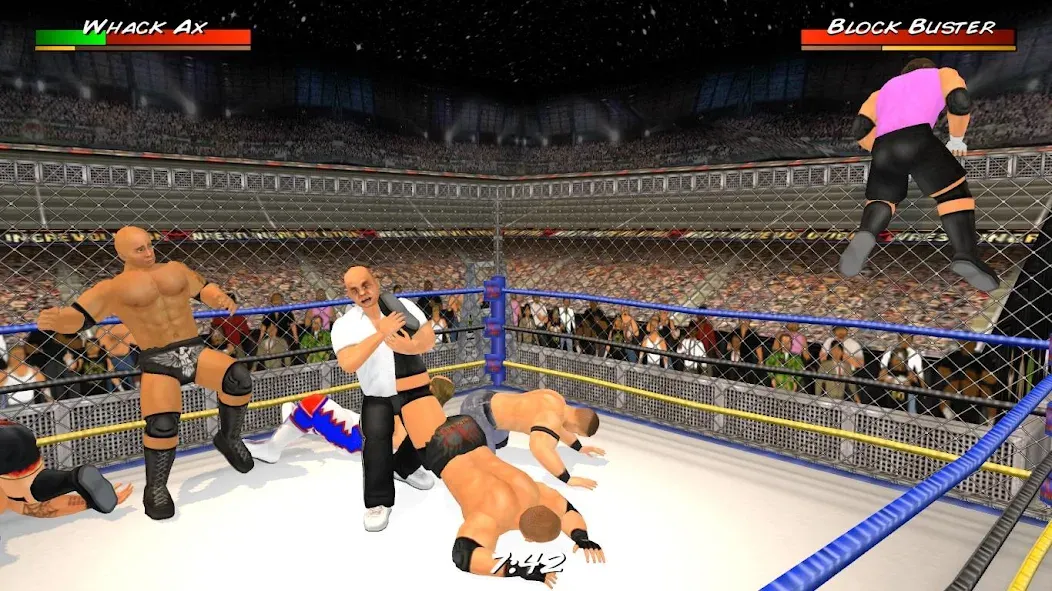 Wrestling Revolution 3D (Реслинг Революшн 3Д)  [МОД Много денег] Screenshot 1