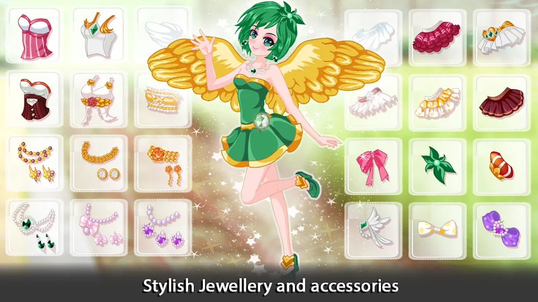 Dress Up Angel Anime Girl Game  [МОД Бесконечные деньги] Screenshot 3