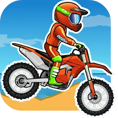 Взломанная Moto X3M Bike Race Game (Мото 3М Игра на мотоциклах)  [МОД Много монет] - последняя версия apk на Андроид