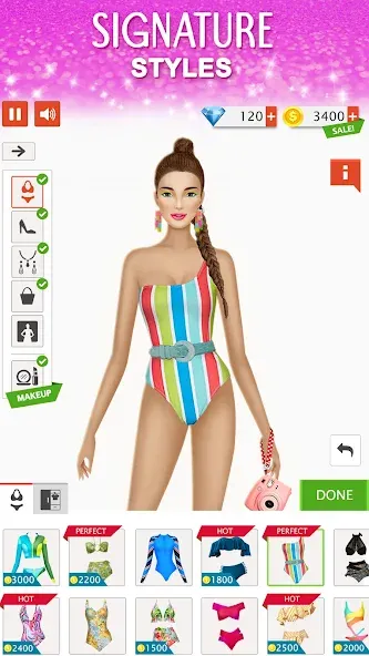 Fashion Stylist: Dress Up Game  [МОД Menu] Screenshot 5