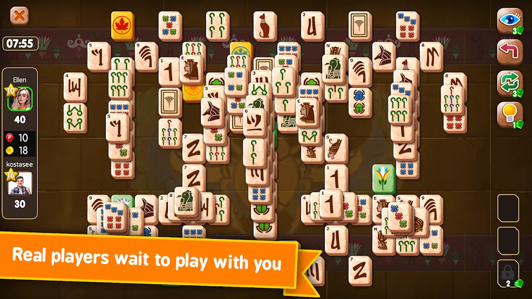 Mahjong Duels (Маджонг Дуэли)  [МОД Menu] Screenshot 3