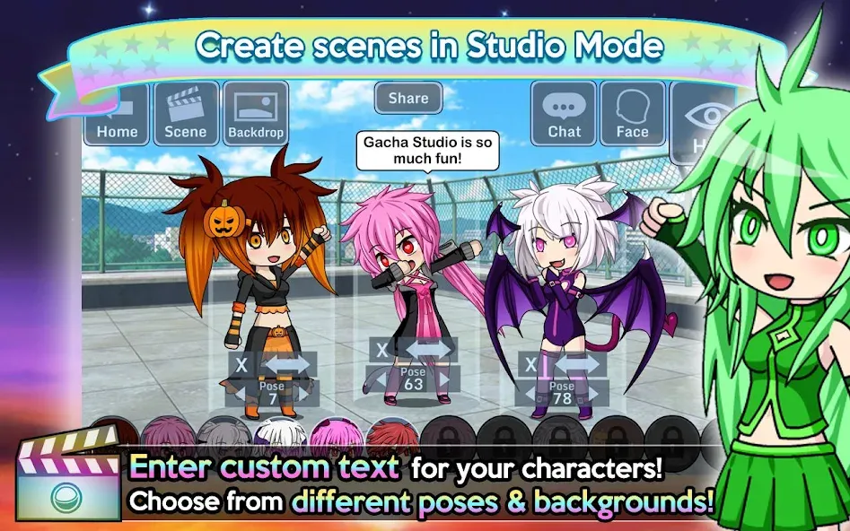 Gacha Studio (Anime Dress Up) (Гача Студио)  [МОД Menu] Screenshot 3