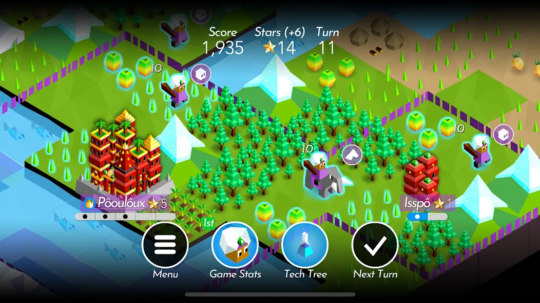 The Battle of Polytopia (Зе Батл оф Политопия)  [МОД Unlocked] Screenshot 5