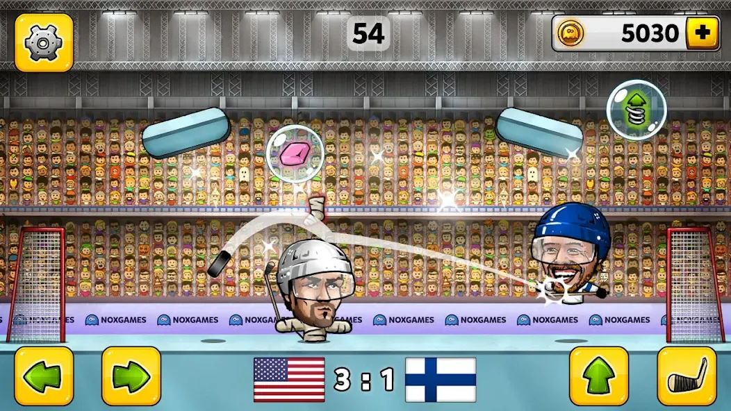 Puppet Hockey: Pond Head  [МОД Бесконечные монеты] Screenshot 2