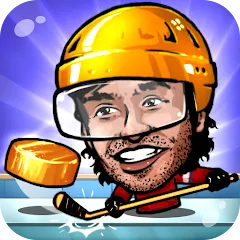 Скачать взломанную Puppet Hockey: Pond Head  [МОД Бесконечные монеты] - последняя версия apk на Андроид