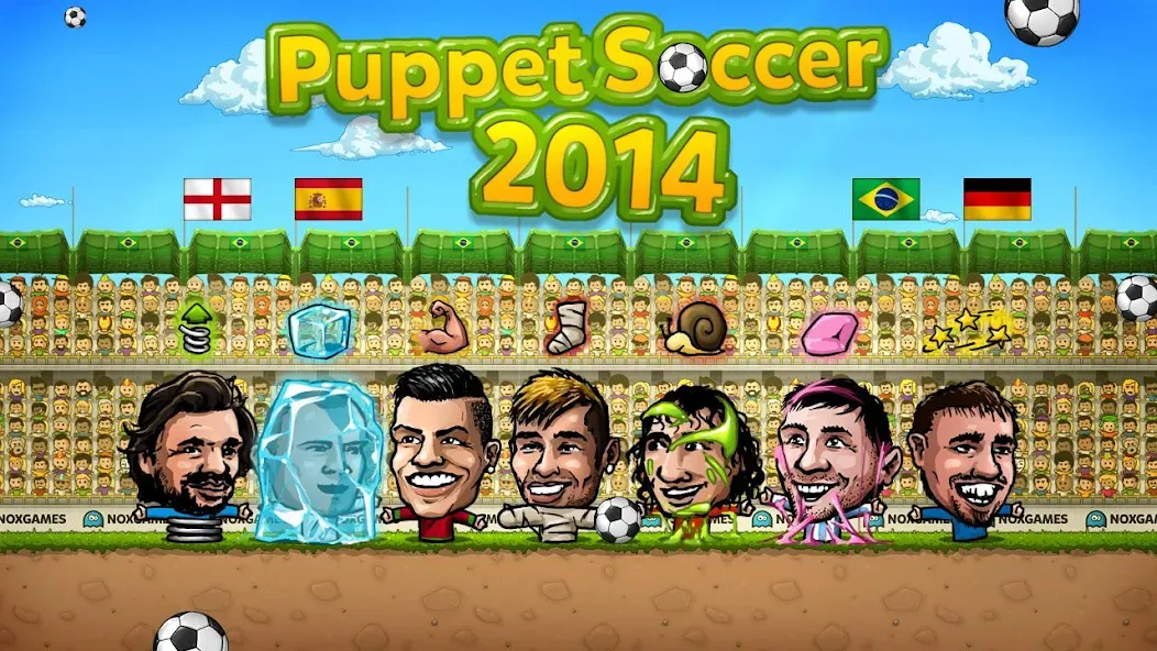 Puppet Soccer - Football  [МОД Menu] Screenshot 4