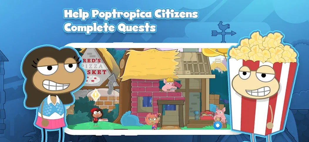 Poptropica: Fun Kids Adventure (Поптропика)  [МОД Бесконечные деньги] Screenshot 3