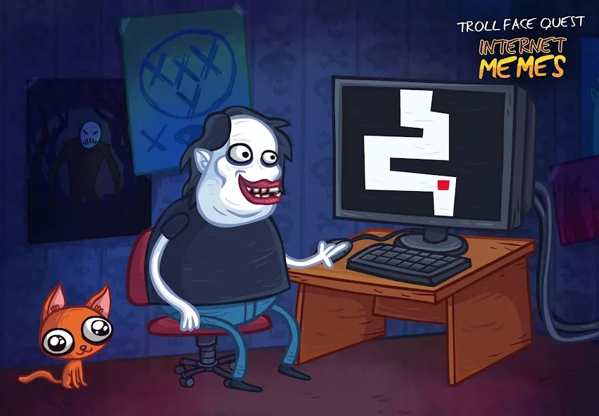 Troll Face Quest Internet Meme (Тролль Фейс Квест Интернет Мем)  [МОД Бесконечные деньги] Screenshot 1