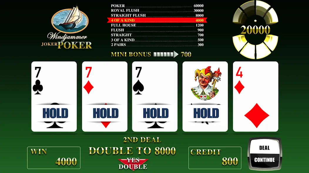 Windjammer Poker (Уиндджаммер Покер)  [МОД Menu] Screenshot 3