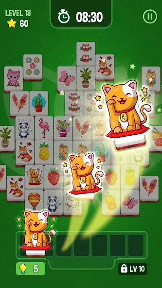 Mahjong Triple 3D -Tile Match (Маджонг Трипл 3Д)  [МОД Бесконечные деньги] Screenshot 3