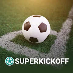 Скачать взломанную Superkickoff - Soccer manager (уперкикофф)  [МОД Menu] - последняя версия apk на Андроид