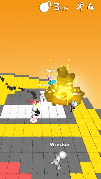 Do Not Boom .io - Tag io game  [МОД Много монет] Screenshot 4