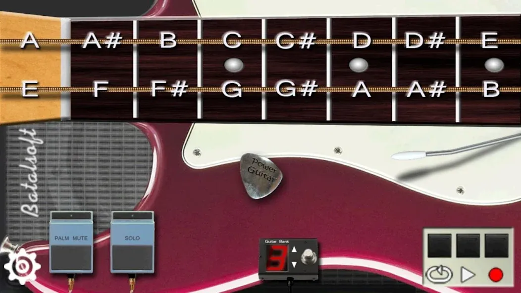 Power guitar HD  [МОД Все открыто] Screenshot 1