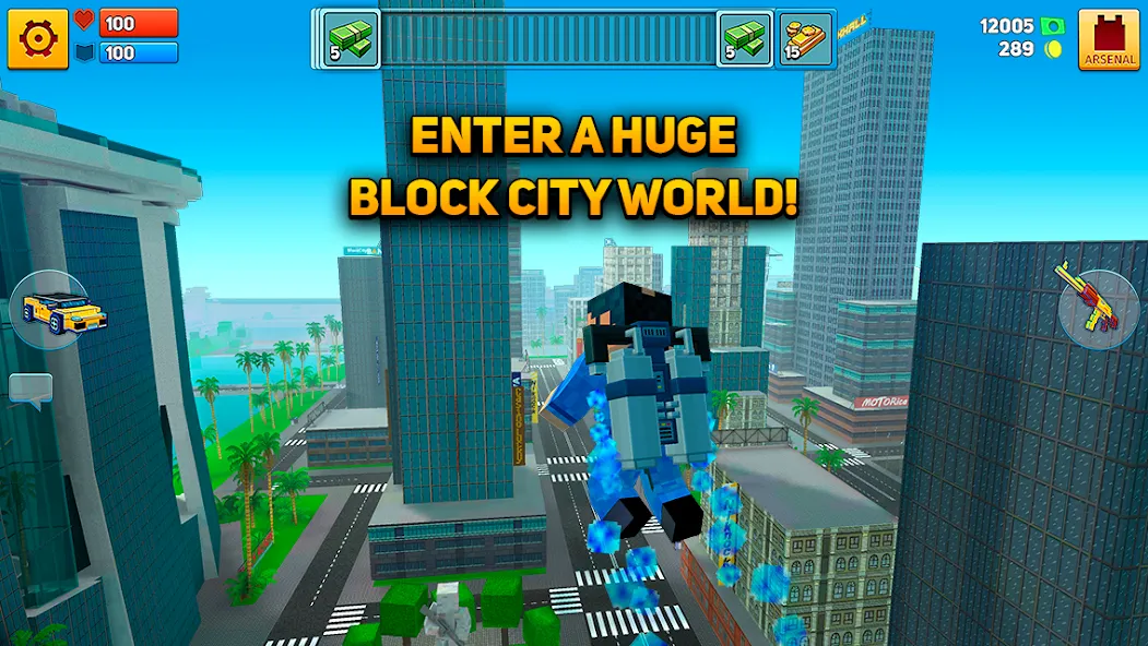 Block City Wars: Pixel Shooter (Блок Сити Варс)  [МОД Unlimited Money] Screenshot 2