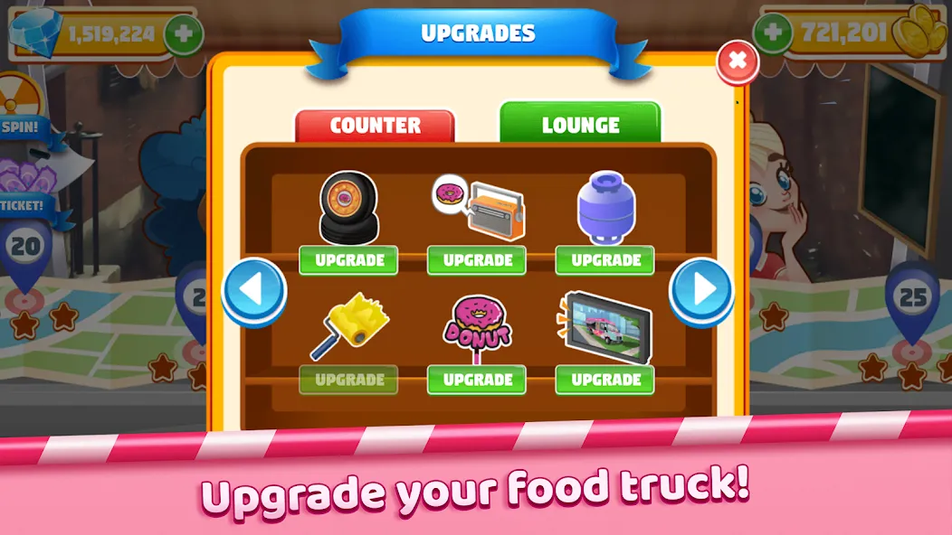 Boston Donut Truck: Food Game (Бостонский Донат Трак)  [МОД Menu] Screenshot 3