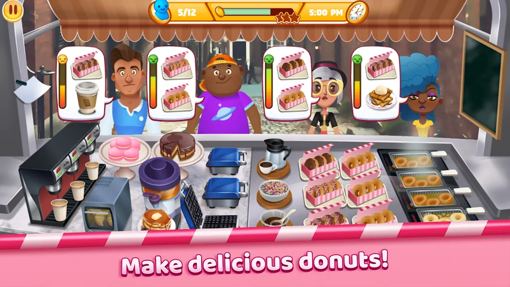 Boston Donut Truck: Food Game (Бостонский Донат Трак)  [МОД Menu] Screenshot 5