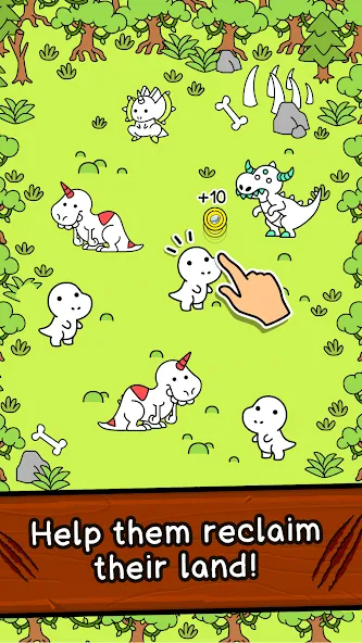 Dino Evolution: Dinosaur Game (Дино Эволюшн)  [МОД Unlocked] Screenshot 2