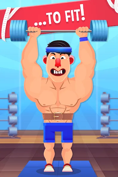 Fat No More: Sports Gym Game! (Фэт Но Море)  [МОД Menu] Screenshot 2