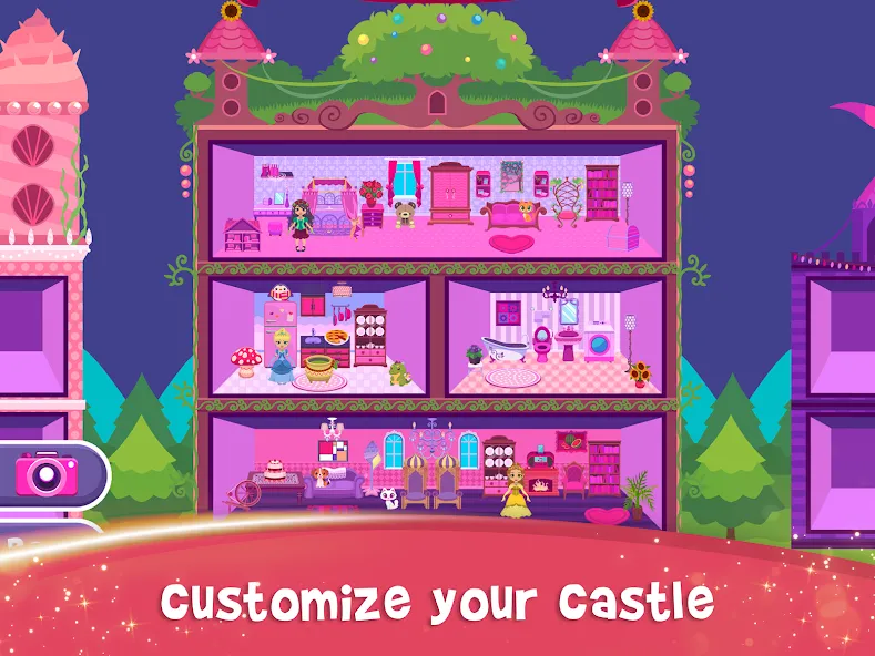 My Princess Castle: Doll Game (Мой Принцессин Замок)  [МОД Все открыто] Screenshot 3