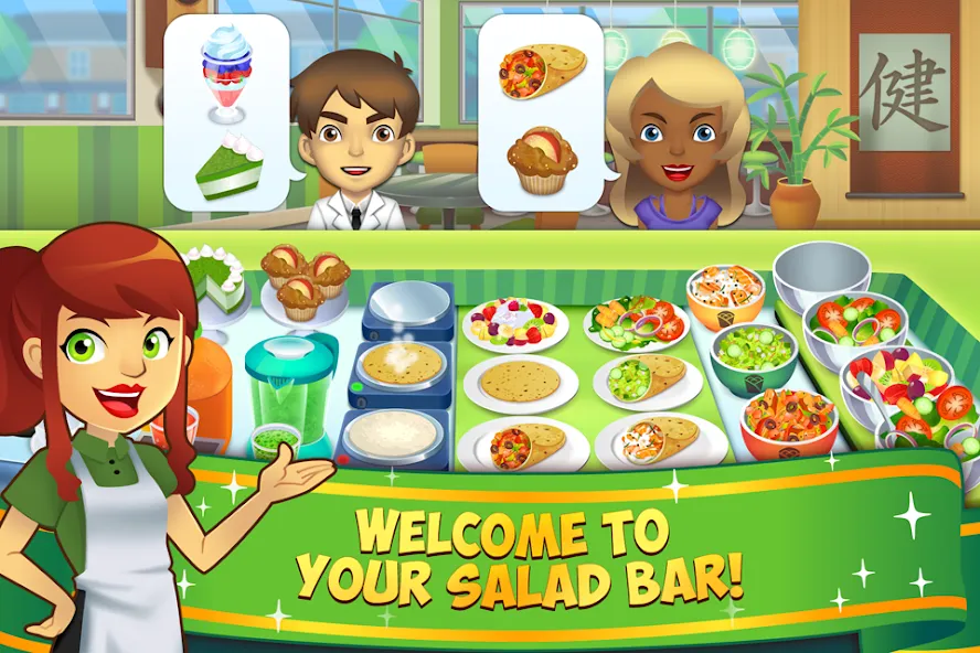 My Salad Bar: Veggie Food Game (Мой салатбар)  [МОД Mega Pack] Screenshot 1