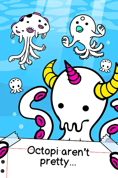 Octopus Evolution: Idle Game (Октопус Эволюция)  [МОД Меню] Screenshot 1