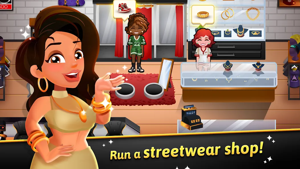 Hip Hop Salon Dash Beauty Game (Хипхоп салон Дэш красивая игра)  [МОД Много монет] Screenshot 1