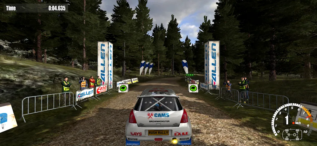 Rush Rally 3 Demo (Раш Ралли 3 Демо)  [МОД Бесконечные монеты] Screenshot 1