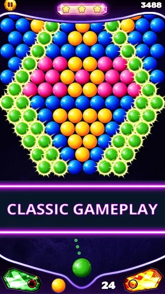 Bubble Shooter Classic (Бабл Шутер Классик)  [МОД Unlocked] Screenshot 2