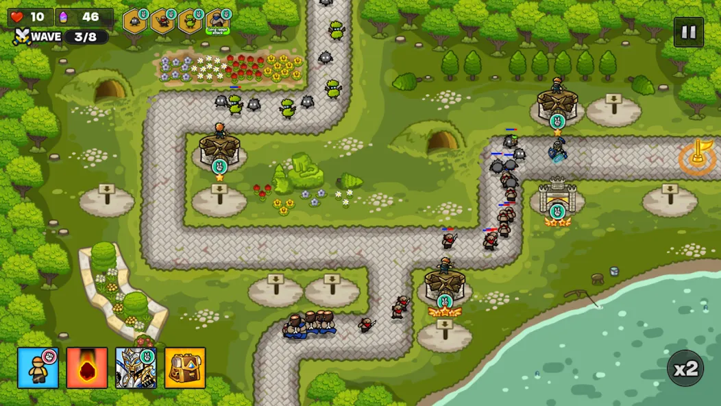 Gold tower defence M (Голд тауэр дефенс М)  [МОД Unlimited Money] Screenshot 4