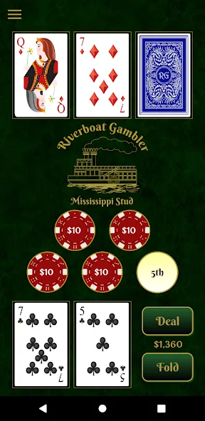 Riverboat Gambler (Ривербоат Гэмблер)  [МОД Бесконечные монеты] Screenshot 2