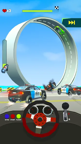 Crazy Rush 3D: Race Master (Крейзи Раш 3Д)  [МОД Mega Pack] Screenshot 4