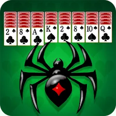 Взлом Spider Solitaire: Card Game (Спайдер Солитер)  [МОД Unlocked] - полная версия apk на Андроид