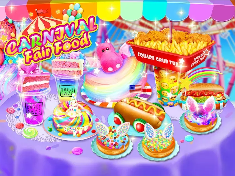 Unicorn Chef Games for Teens (Юникорн Шеф Игры для Подростков)  [МОД Все открыто] Screenshot 1