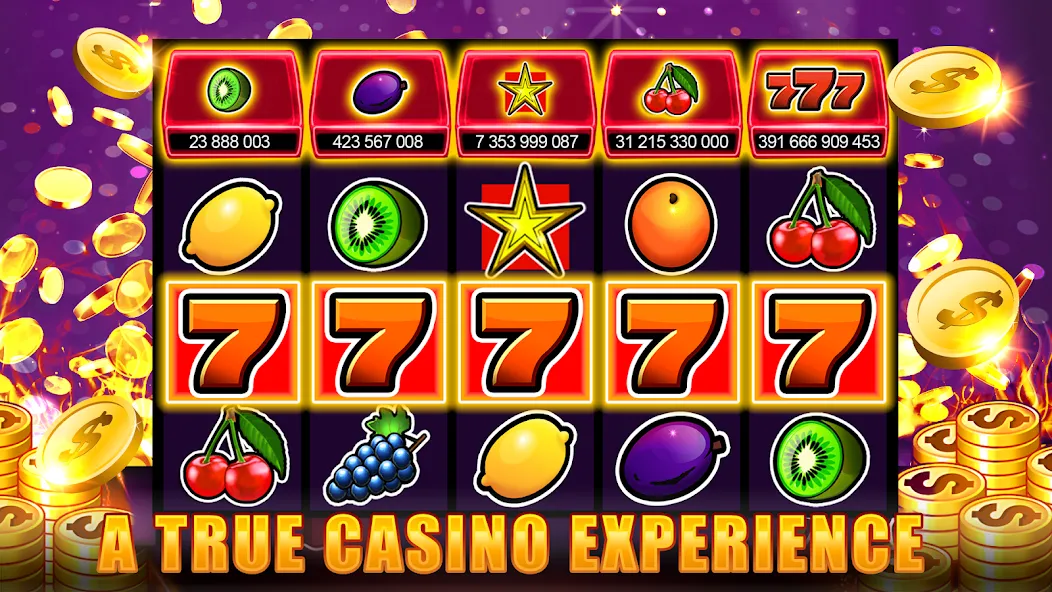 Slots 777 - Slot Machine Games  [МОД Unlimited Money] Screenshot 5