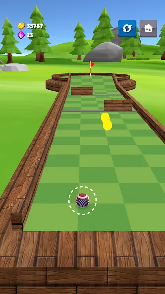 Mini Golf Game - Putt Putt 3D (Мини Гольф Челлендж)  [МОД Меню] Screenshot 1