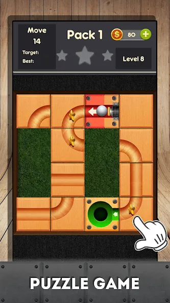 Rolling ball - slide puzzle  [МОД Menu] Screenshot 4