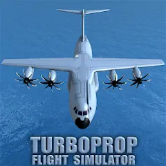 Взломанная Turboprop Flight Simulator (Турбовинтовой симулятор полета 3D)  [МОД Unlimited Money] - стабильная версия apk на Андроид