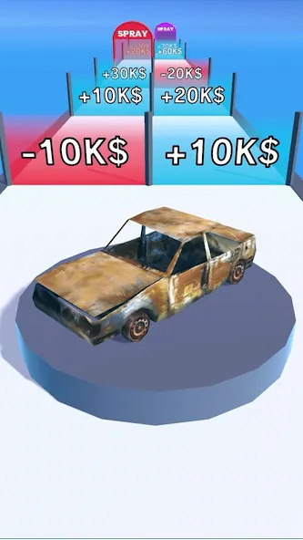 Get the Supercar 3D (Гет зе Суперкар 3Д)  [МОД Много монет] Screenshot 2