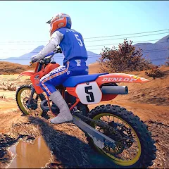 Взломанная Enduro Motocross Dirt MX Bikes (Эндуро Мотокросс Грязь МХ Мотоциклы)  [МОД Unlimited Money] - полная версия apk на Андроид