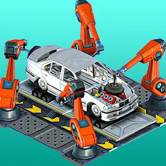 Скачать взлом Car Factory Simulator  [МОД Menu] - стабильная версия apk на Андроид