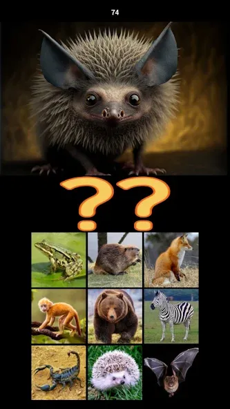 Hybrid Animals Crazy Lab Quiz (Хибридные животные Сумасшедшая лаборатория Викторина)  [МОД Бесконечные монеты] Screenshot 2