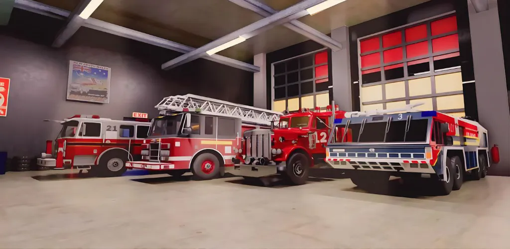 Real Firefighter 3D Simulator (Реальный Пожарник 3D Симулятор)  [МОД Меню] Screenshot 4