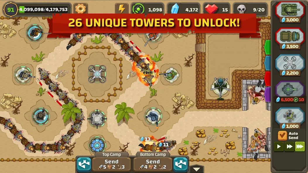 Ancient Allies Tower Defense (Аншент Эллайес Тауэр Дефенс)  [МОД Unlimited Money] Screenshot 1