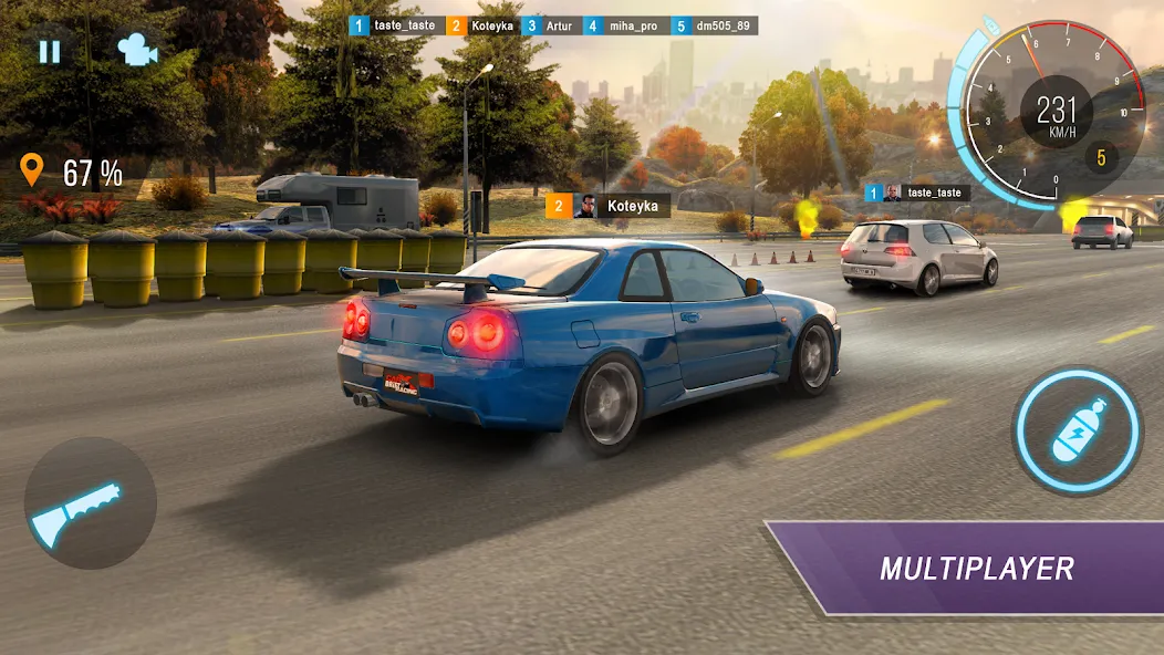 CarX Highway Racing (КарХ Хайвей Рейсинг)  [МОД Menu] Screenshot 1