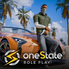 Скачать взломанную One State RP - Life Simulator (Ван Стейт РП)  [МОД Menu] - стабильная версия apk на Андроид