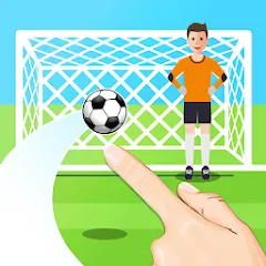 Взлом Penalty Shootout Game Offline (Пенальти игра без подключения к интернету)  [МОД Menu] - стабильная версия apk на Андроид