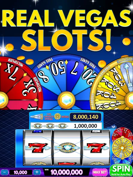 Spin Vegas Slots: Slot Games (Спин Вегас слоты)  [МОД Бесконечные монеты] Screenshot 4