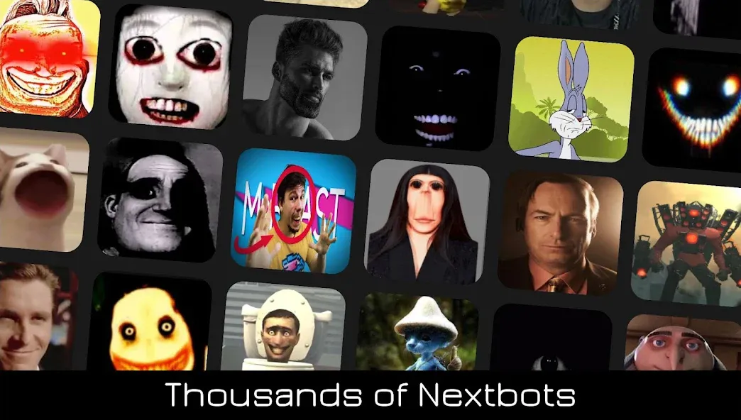 Nextbots Online: Sandbox (Некстботс Онлайн)  [МОД Много денег] Screenshot 1