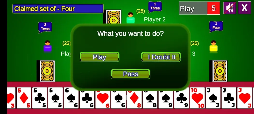 Bluff Card Game (Блеф карточная игра)  [МОД Бесконечные деньги] Screenshot 4