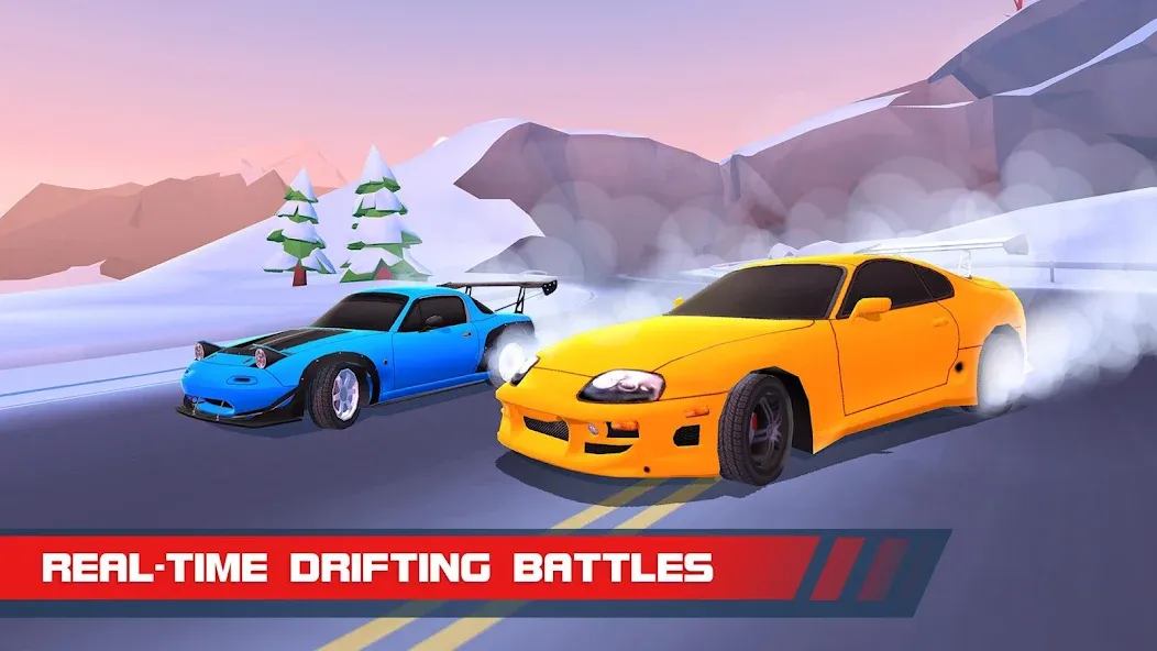 Drift Clash Online Racing (Дрифт Клаш)  [МОД Бесконечные деньги] Screenshot 2